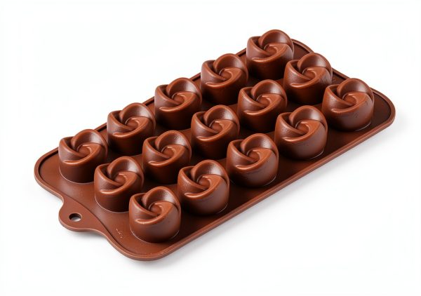 Puyeipt Silicone Chocolate Molds BPA Free 4 Piece Set-1