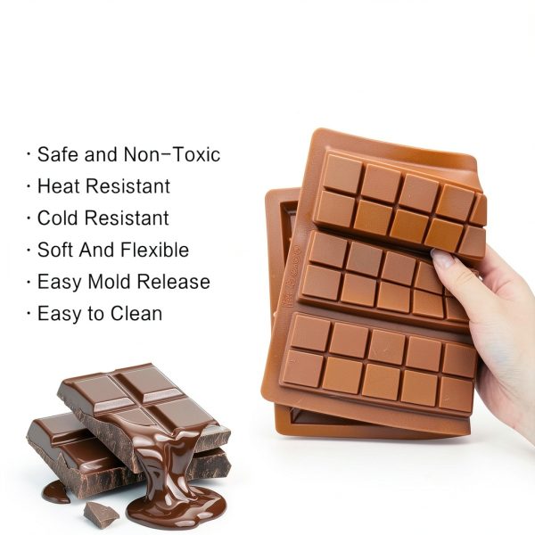 Doilomand Chocolate Molds BPA Free Silicone 6 Piece Set-3
