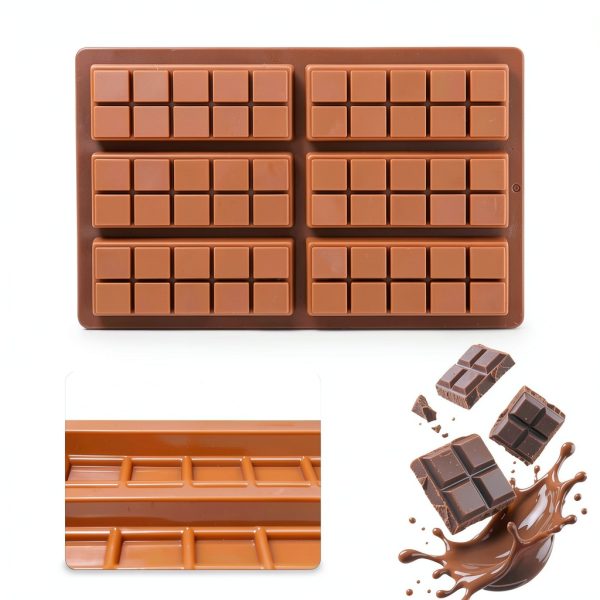 Doilomand Chocolate Molds BPA Free Silicone 6 Piece Set-1