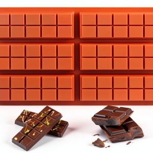 Doilomand Chocolate Molds BPA Free Silicone 6 Piece Set-0