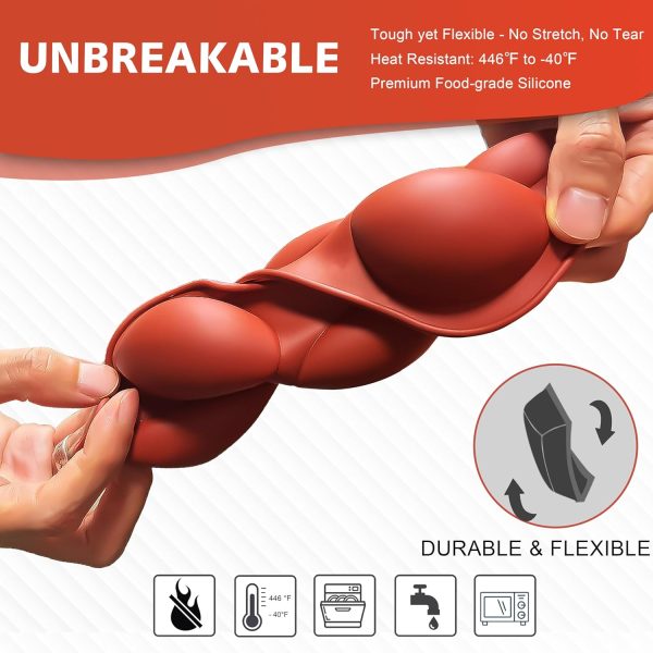 Ossryta Silicone Chocolate Molds Semi Sphere Paw Bone-3