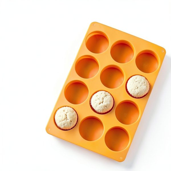 Ohola Silicone Chocolate Molds BPA Free Orange Yellow-4