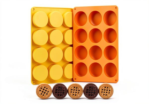 Ohola Silicone Chocolate Molds BPA Free Orange Yellow-8