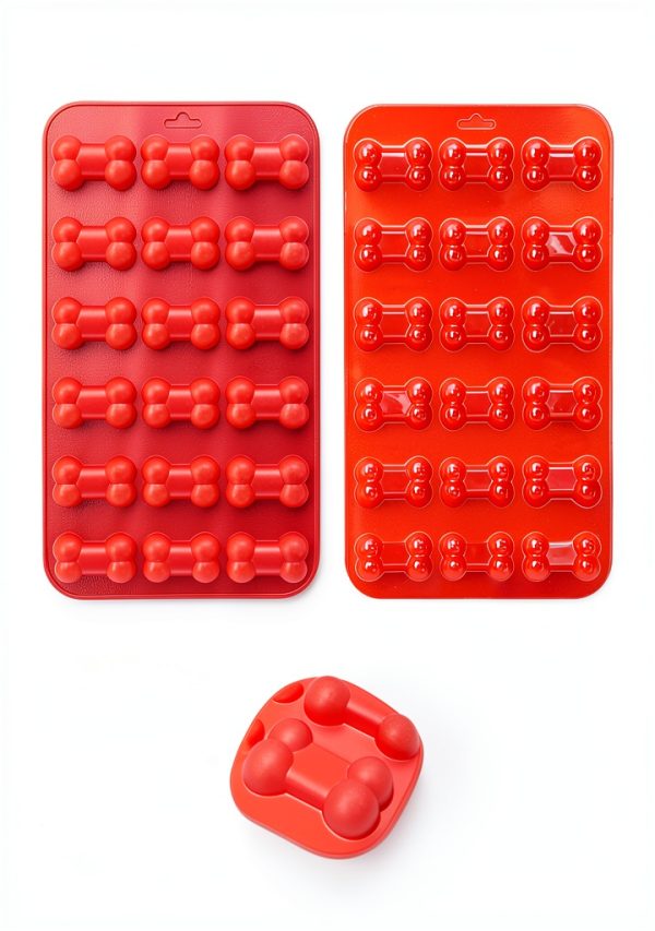 Chocolate Molds homEdge Silicone BPA Free Pet Paw Bone-5