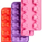 Chocolate Molds homEdge Silicone BPA Free Pet Paw Bone-0