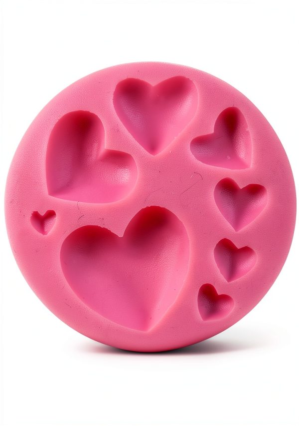 Heart Silicone Molds JEWMIA Chocolate Craft Baking Tools-4