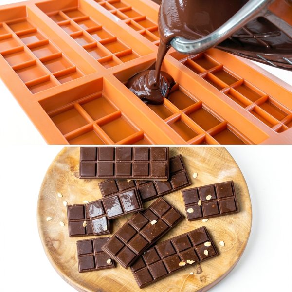 Doilomand Chocolate Molds BPA Free Silicone 6 Piece Set-5