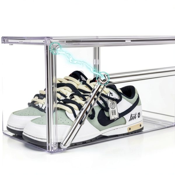 EDS FAM Clear Shoe Boxes Stackable Transparent Storage-3