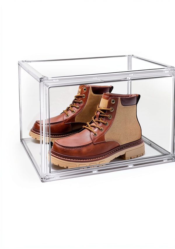 EDS FAM Clear Shoe Boxes Stackable Transparent Storage-2