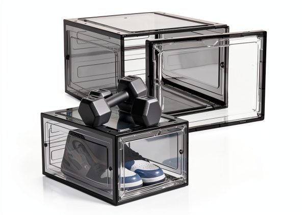 Attelite Clear Shoe Boxes Stackable Transparent Magnetic-5