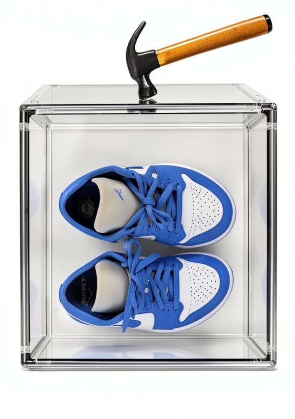 EDS FAM Clear Shoe Boxes Stackable Transparent Storage-1