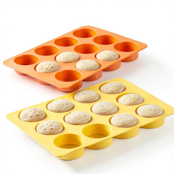 Ohola Silicone Chocolate Molds BPA Free Orange Yellow-5