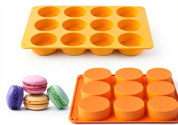 Ohola Silicone Chocolate Molds BPA Free Orange Yellow-1