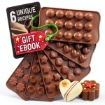 Mighty-X Chocolate Molds Silicone BPA Free 6 Designs-0