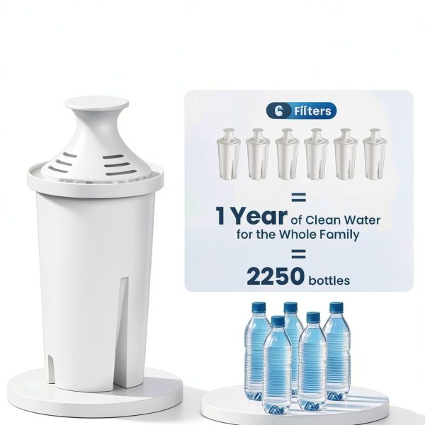 Mutital Water Filter 6 Pack Pure Activated Carbon-3