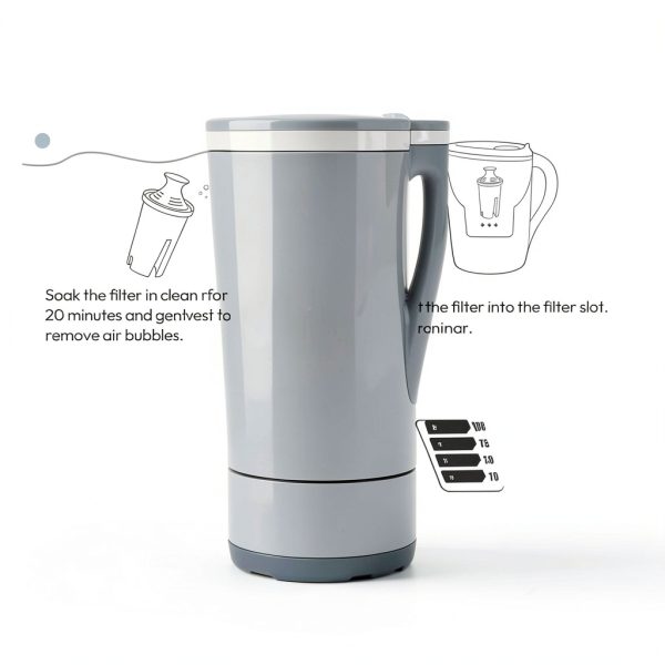Molifal Water Filter Replacement for Brita Pitcher-6
