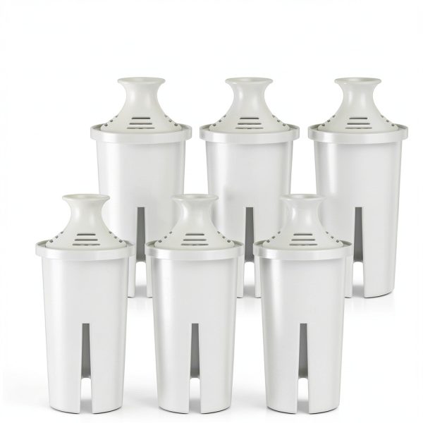 Mutital Water Filter 6 Pack Pure Activated Carbon-0