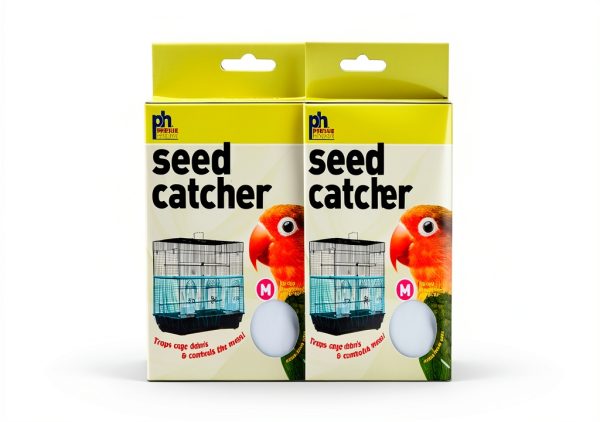 Prevue Hendryx (2 Pack) Seed Catcher, Medium-0