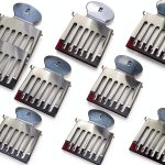 Bee Queen Cage Bees Catcher 8pcs Stainless Steel Clip Beekeeping Tools-0