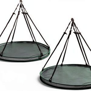 Bird Seed Catcher 30 Inch Large Round Hoop Platform by hhhlsl Brown-0