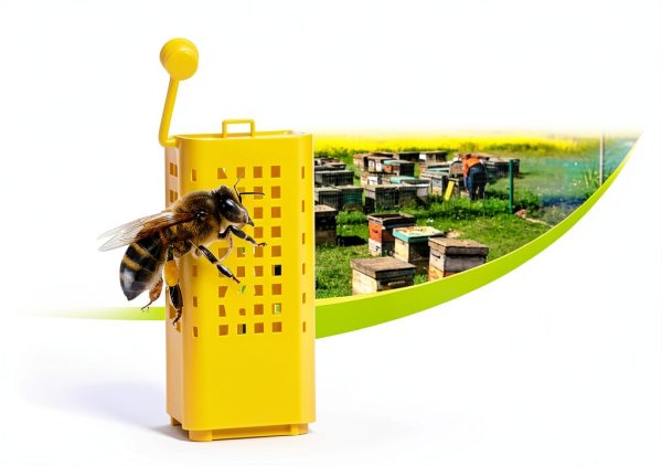Plastic Queen Bee Cage – BeePro Lightweight Beekeeper Catcher-1