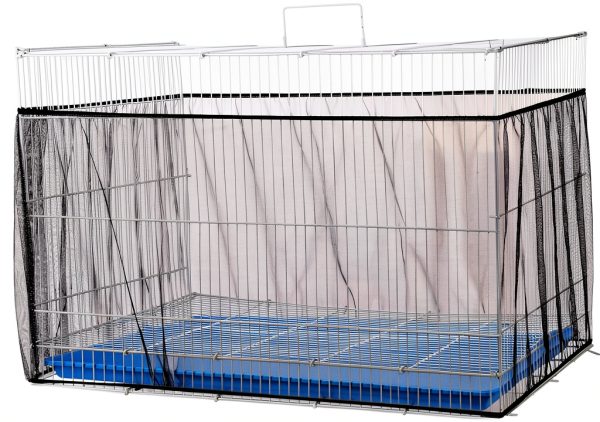 Mogoko Universal Bird Cage Seed Catcher Mesh Cover for Round Cages-0