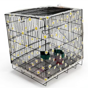 Adjustable Bird Cage Net Cover Birdcage Seed Feather Catcher Soft Skirt Guard Birdcage Nylon Mesh Netting forParrot Enclosures, Prevent Scatter and Mess (White 86.6 x 14.17 Inch/ 220x 36 cm)-0