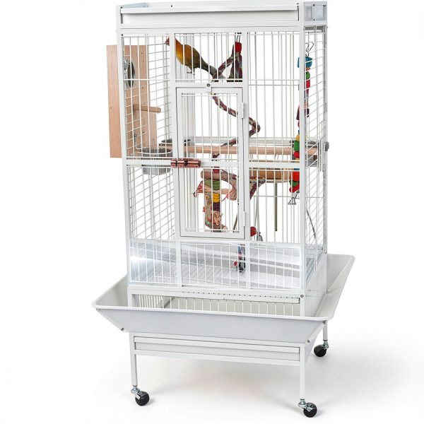 Bird Cage Seed Catcher Guard Transparent PVC Mess-Free Pineeseatile-2