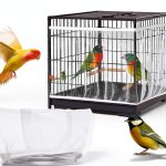 Bird Cage Seed Catcher XL Adjustable White Nylon Mesh Cover by-0