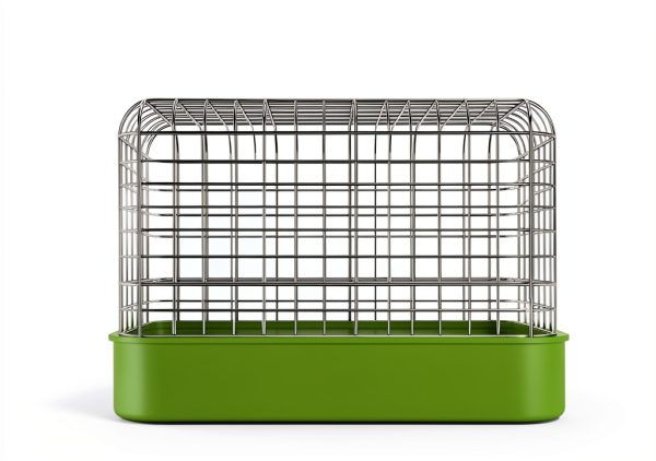 White Bird Cage Seed Catcher by Trinkrittey Adjustable Guard for Cages-5