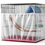 Large Bird Cage Net by Generic Soft Mesh White 86.6x15.7in-0