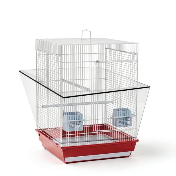 Bird Cage Seed Catcher, Adjustable Bird Cage Cover Soft Nylon Mesh Skirt, Parrot Birdcage Net,Ventilate Dustproof Cover for Parrot Parakeet Macaw African (Black)-5