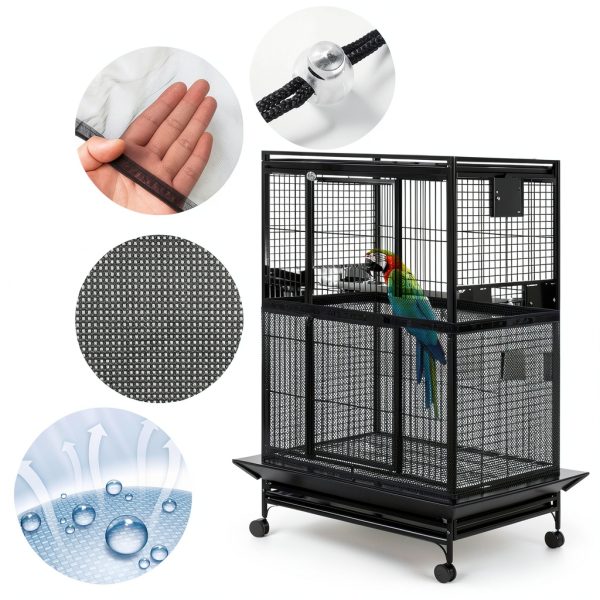 Bird Cage Netting Seed Catcher KFPPLXQ Large Mesh Skirt 118in-5