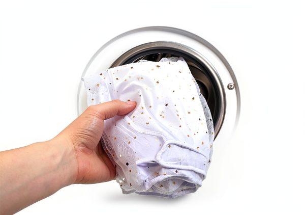 Seed Catcher for Bird Cage Netting Bird Seed Cage Cover Guard Skirt White Nylon Elastic Stretchy Mesh Covers for Round Square Cagee, 15.7" X87"-5