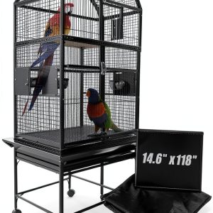 Bird Cage Netting Seed Catcher KFPPLXQ Large Mesh Skirt 118in-0