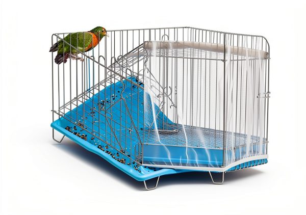Large Bird Cage Net by Generic Soft Mesh White 86.6x15.7in-1