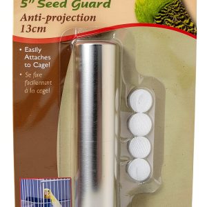 Seed Guard 5" x 80" by PENN PLAX Clear Plastic Birdcage Accessory-0