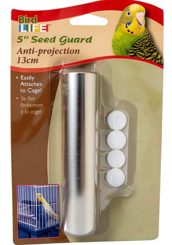 Seed Guard 5" x 80" by PENN PLAX Clear Plastic Birdcage Accessory-0