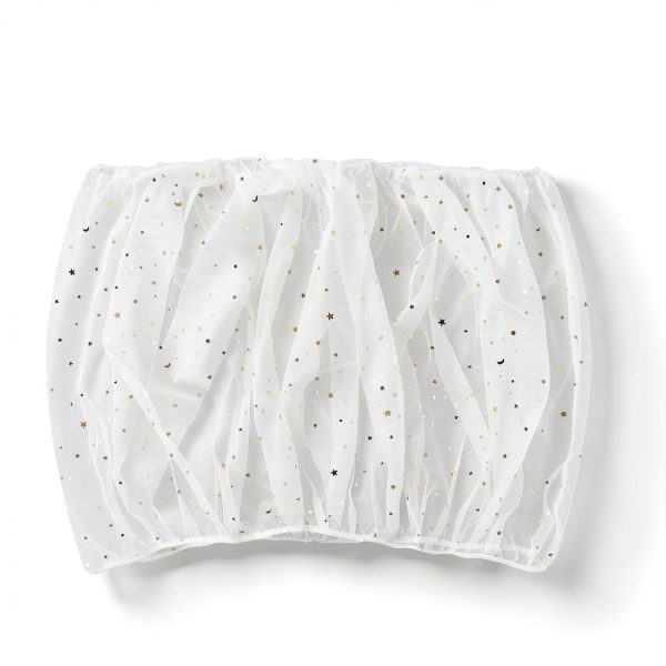 Seed Catcher for Bird Cage Netting Bird Seed Cage Cover Guard Skirt White Nylon Elastic Stretchy Mesh Covers for Round Square Cagee, 15.7" X87"-1