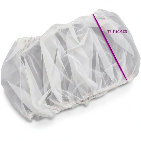 Bird Seed Guard ZOCONE 13×100 Stretch Mesh Net Cover White-1