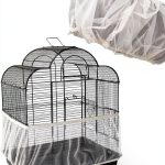 Bird Seed Guard ZOCONE 13×100 Stretch Mesh Net Cover White-0