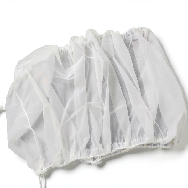 Bird Seed Guard ZOCONE 13×100 Stretch Mesh Net Cover White-2